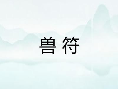 兽符 兽符