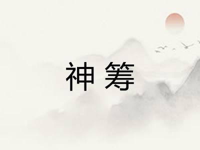 神筹 神筹