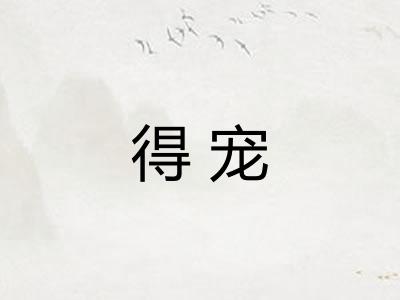 得宠 得宠