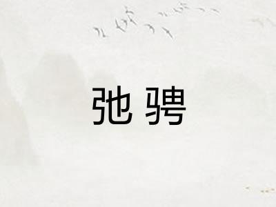弛骋 弛骋