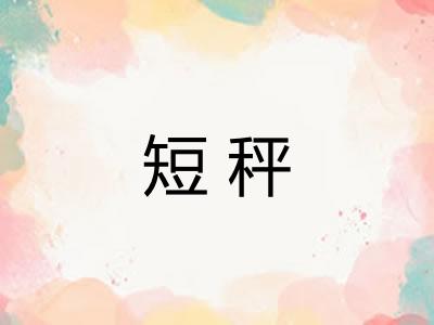 短秤 短秤