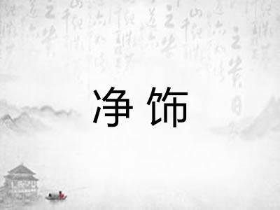 净饰 净饰
