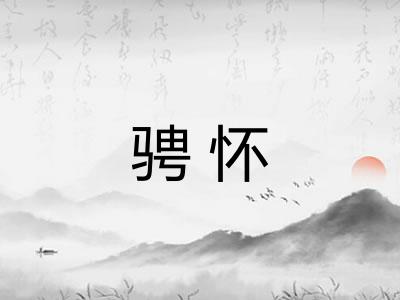 骋怀 骋怀