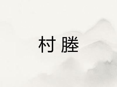 村塍 村塍