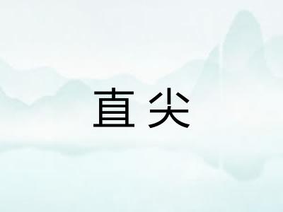 直尖 直尖