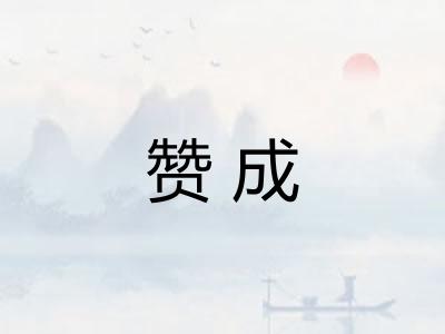 赞成 赞成