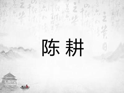 陈耕 陈耕
