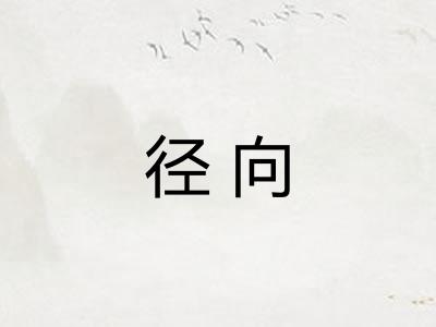 径向 径向