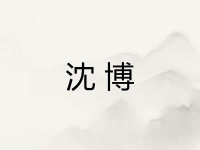 沈博