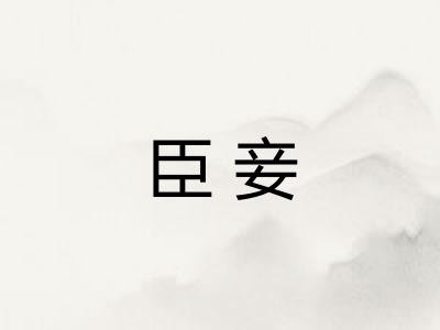 臣妾 臣妾