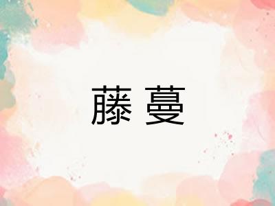藤蔓 藤蔓