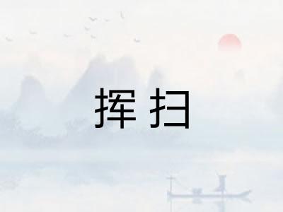 挥扫
