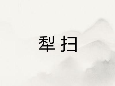 犁扫 犁扫