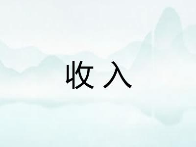 收入