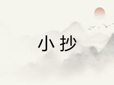小抄 小抄