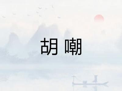 胡嘲 胡嘲