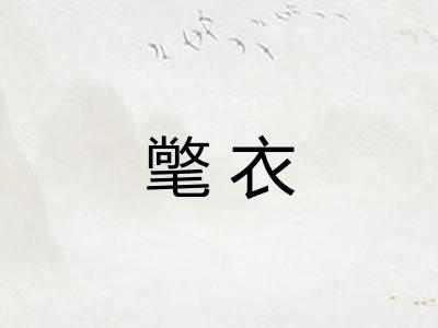 氅衣 氅衣