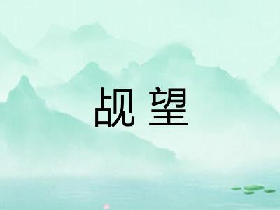 觇望 觇望