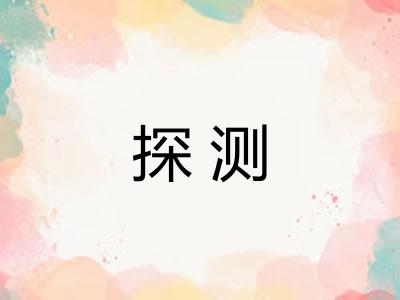 探测