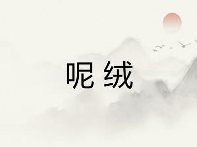 呢绒 呢绒