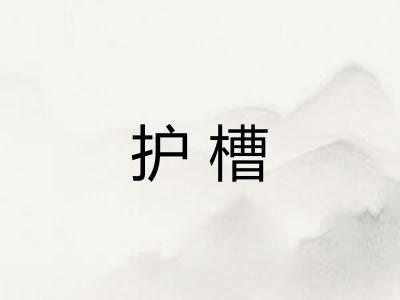护槽 护槽