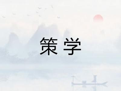 策学 策学