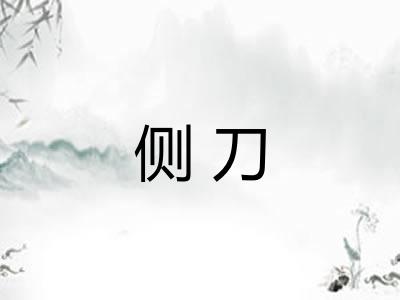 侧刀 侧刀