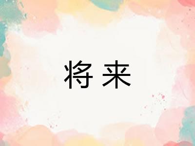 将来