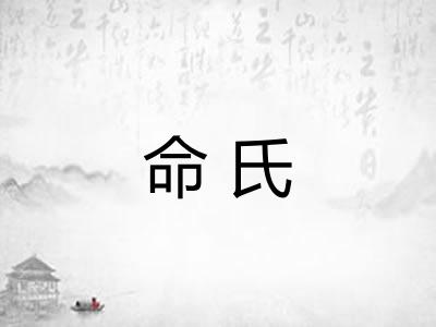 命氏 命氏
