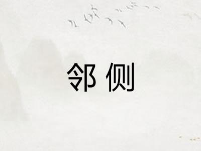 邻侧 邻侧