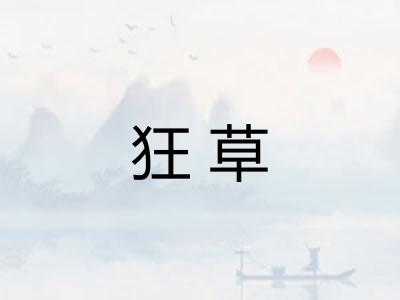 狂草 狂草