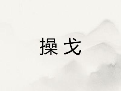 操戈