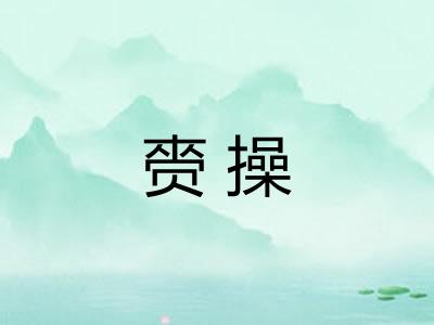 赍操 赍操