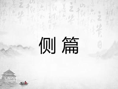 侧篇 侧篇