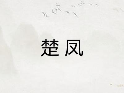 楚凤 楚凤