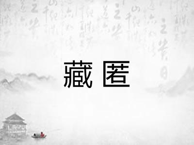 藏匿 藏匿