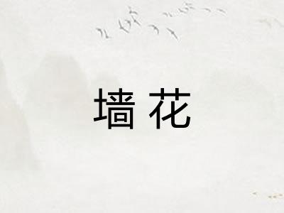 墙花 墙花