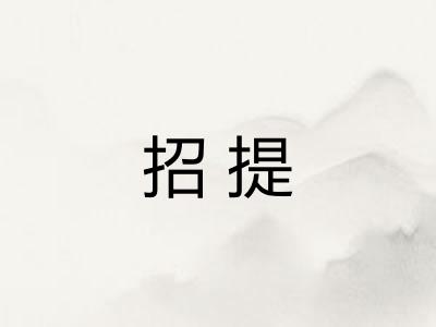 招提 招提