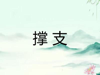 撑支 撑支