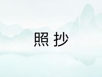 照抄 照抄