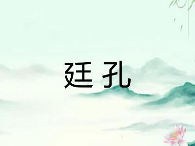 廷孔