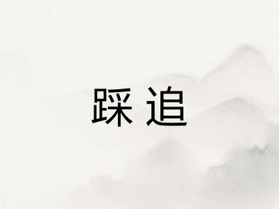 踩追 踩追