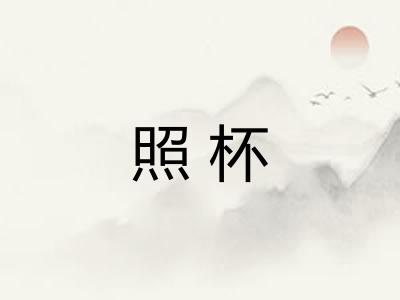 照杯 照杯