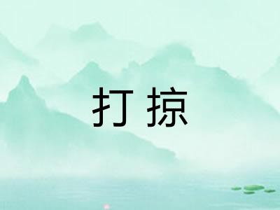 打掠