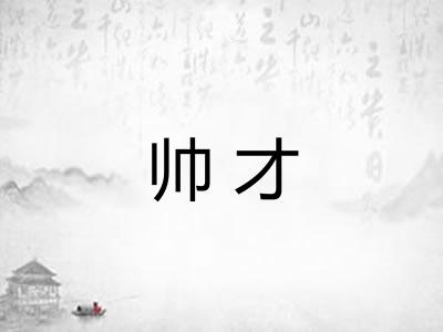 帅才 帅才