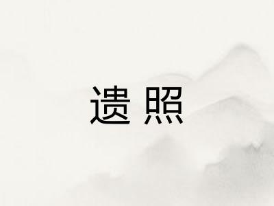 遗照 遗照