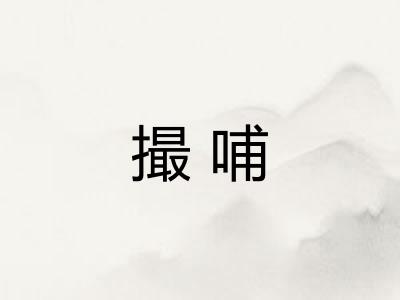 撮哺 撮哺