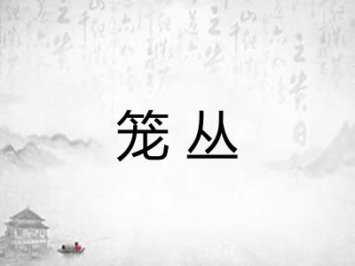 笼丛 笼丛