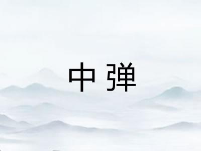 中弹 中弹