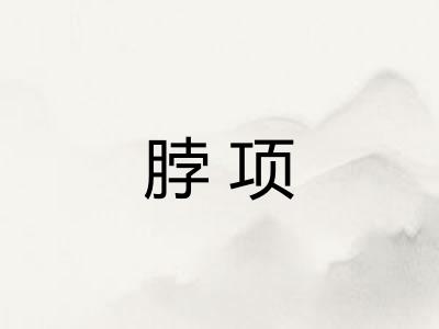 脖项 脖项